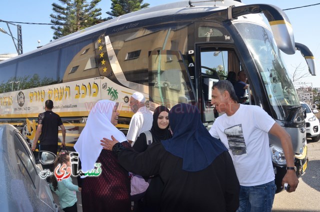       كفرقاسم : عودة ميمونة ومباركة لحافلتي الاداري الدكتور وائل عيسى والحاج ايوب طه  وهم بسلام وبصحة وعافية ..